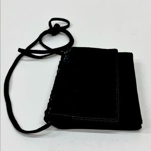 Purse La Regale beaded black shoulder strap